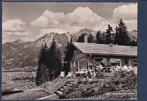 AK Gaststätte Berghaus a. Söller Oberstdorf Schrattenwang 1960