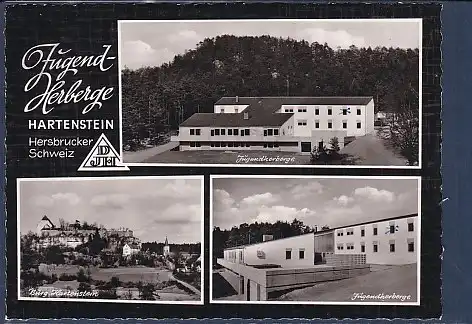 AK Jugend Herberge Hartenstein Hersbrucker Schweiz 3.Ansichten 1959
