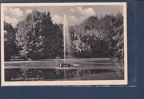 AK Wurzen - Stadtpark 1942