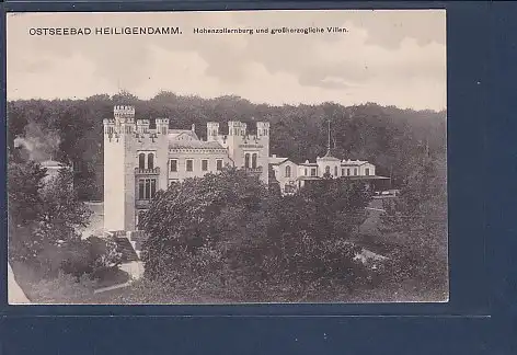 AK Ostseebad Heiligendamm Hohenzollernburg und großherzogliche Villen 1920