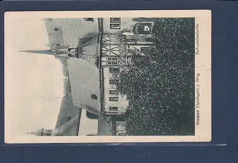 AK Kloster Eberbach i. Rhg. Schwedenturm 1925