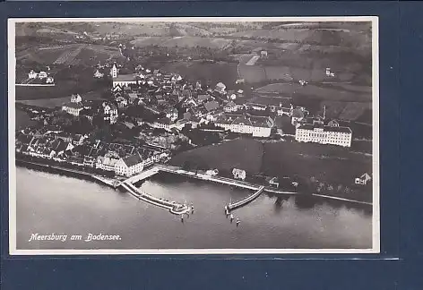 AK Meersburg am Bodensee Aufn. L. Marx mit Nettel Kamera von Z R 3 aus 1925