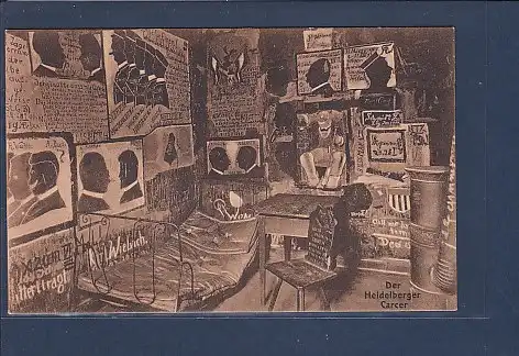 AK Der Heidelberger Carcer 1925