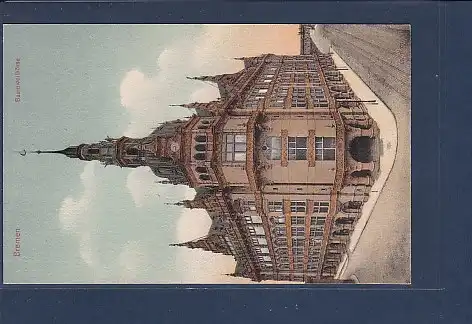 AK Bremen Baumwollbörse 1907