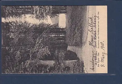 AK Am Uglei See Durchblick vom Forsthaus auf den Uglei See 1910