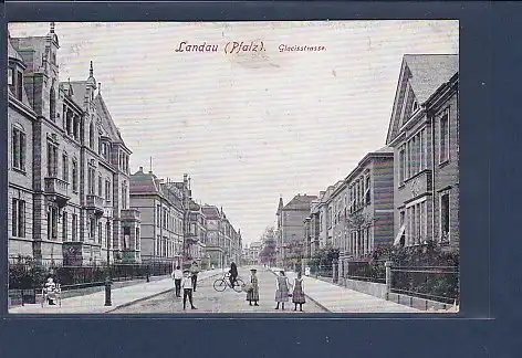 AK Landau ( Pfalz) Glacisstrasse 1910