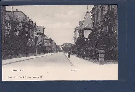AK Landau Langstrasse 1910