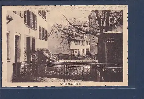 AK Alt - Landau ( Pfalz) Zigarren Müller 1928