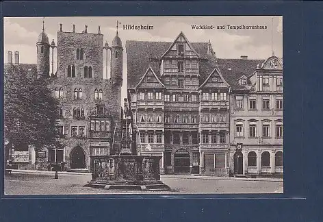 AK Hildesheim Wedekind und Tempelherrenhaus 1920
