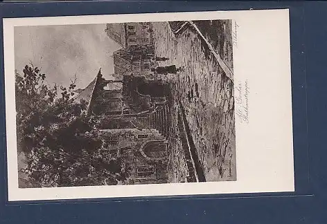 AK Alt Goslar Rathaustreppe 1920