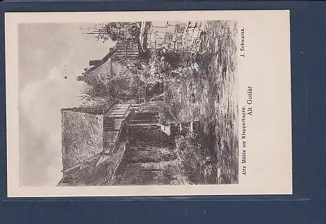 AK Alt Goslar Alte Mühle am Klapperhagen 1920