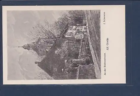 AK Alt Goslar An der Breitenstrasse 1920