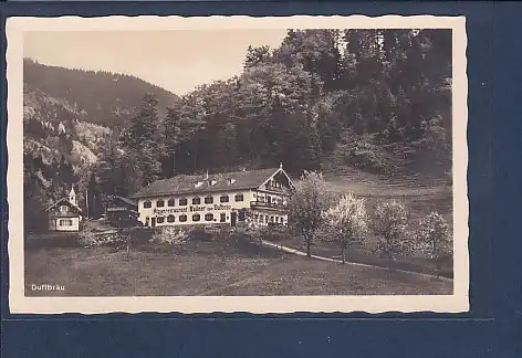 AK Alpen Gasthaus u. Pension Duftbräu Aufstieg zu Hochrieß und Heuberg 1940