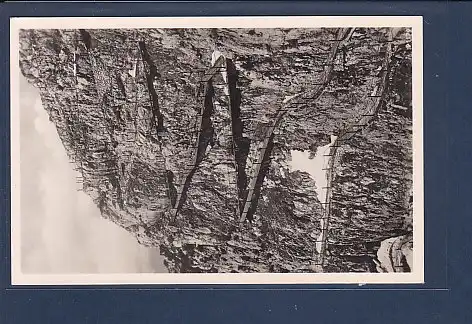 AK Weg zum Wendelsteingipfel 1953