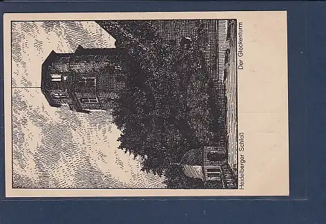 AK Heidelberger Schloß Der Glockenturm 1925