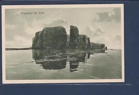 AK Helgoland bei Ebbe 1924