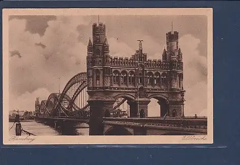 AK Hamburg Elbbrücke 1920