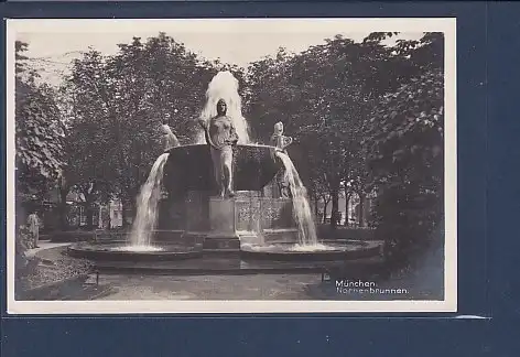 AK München Nornenbrunnen 1926