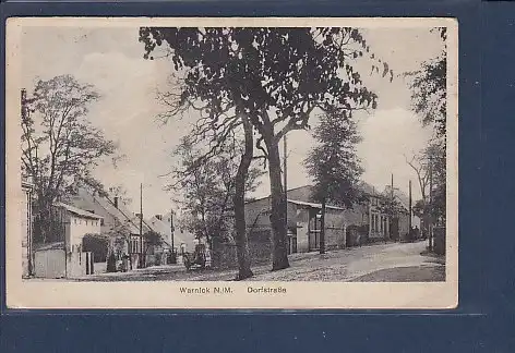 AK Warnick N./M. Dorfstraße 1938