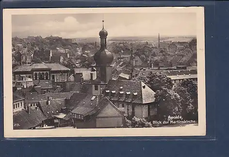 AK Apolda Blick zur Martinskirche 1943