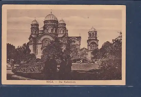 AK Riga - Die Kathedrale 1918