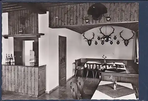 AK Cafe Kargl Saulgrub Haus Nr. 136 1970