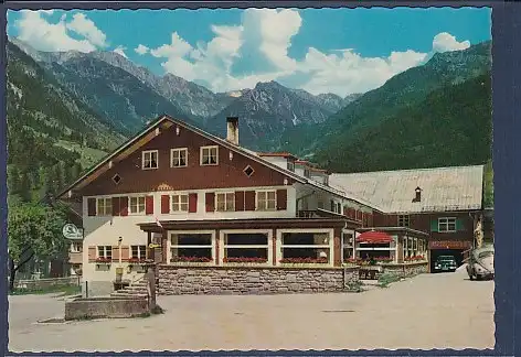 AK Alpenhotel Pension Grüner Hut Hinterstein / Allgäu 1970