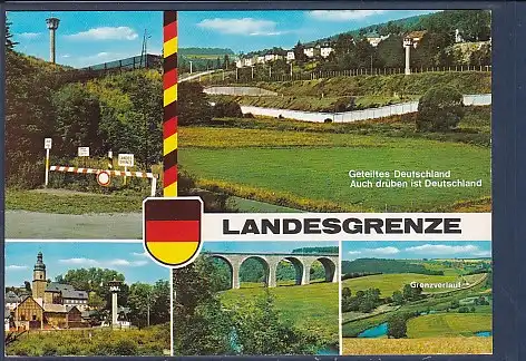 AK Landesgrenze Geteiltes Deutschland Auch drüben ist Deutschland 5.Ansichten 1970