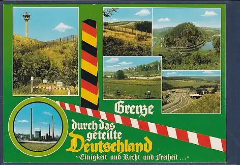 AK Grenze durch das geteilte Deutschland 6.Ansichten 1970