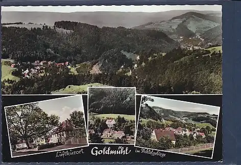 AK Luftkurort Goldmühl im Fichtelgebirge 4.Ansichten 1968