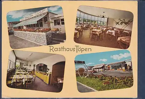 AK Rasthaus Töpen 4.Ansichten 1970