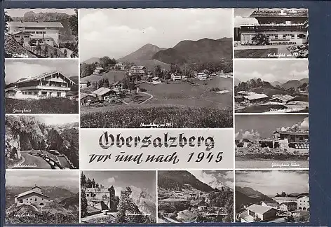 AK Obersalzberg vor und nach 1945 11.Ansichten 1960