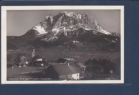 AK Lermoos Blick auf Ehrwald u. Zugspitze 1927