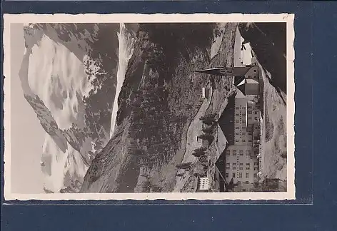 AK Ober Gurgl das Gletscherdorf mit Schalfkogl Ötztaler Alpen 1950