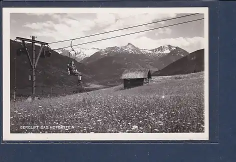 AK Berglift Bad Hofgastein 1950