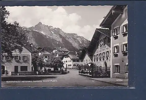 AK Sommerfrische Abtenau Salzburg Marktplatz 1960