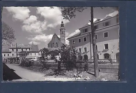 AK Strasswalchen Salzburg Marktplatz 1961