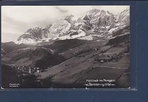 AK Mühlbach im Pongau m. Hochkönig 1933