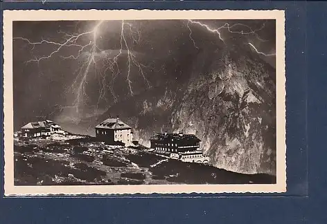 AK Seilschwebebahn Ebensee Gewitternacht auf dem Feuerkogel 1940