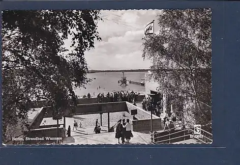 AK Berlin Strandbad Wannsee 1960