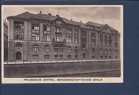 AK Preussische Zentral Genossenschaftskasse Berlin 1930