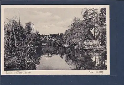 AK Berlin Wilhelmshagen Neu-Venedig 1930