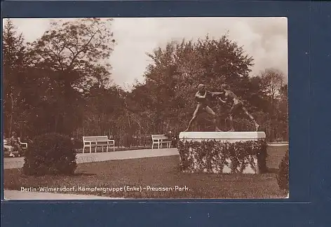 AK Berlin Wilmersdorf Kämpfergruppe ( Enke) - Preussen Park 1930