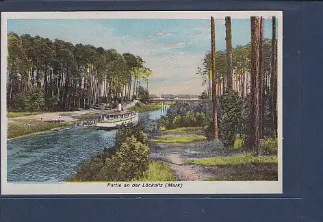 AK Partie an der Löcknitz ( Mark) 1930