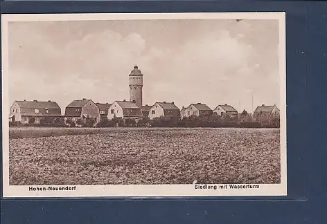 AK Hohen-Neuendorf Siedlung mit Wasserturm 1930