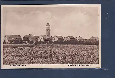 AK Hohen-Neuendorf Siedlung mit Wasserturm 1930