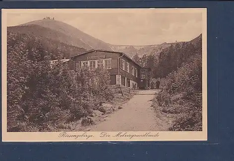 AK Riesengebirge Die Melzergrundbaude 1930