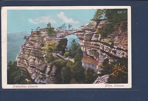 AK Prebischtor Ostseite Böhm. Schweiz 1942