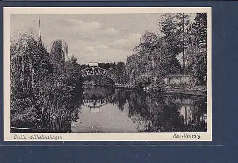 AK Berlin Wilhelmshagen Neu Venedig 1940