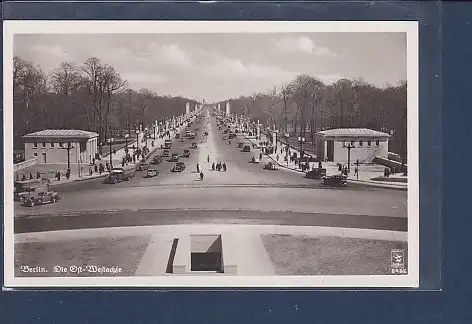 AK Berlin Die Ost-Westachse 1940